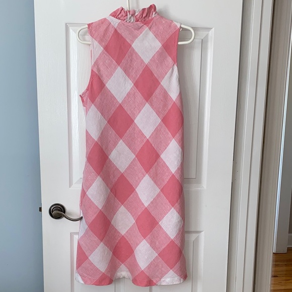 Crown & Ivy Pink and White Checkered Sun Dress - Picture 3 of 10